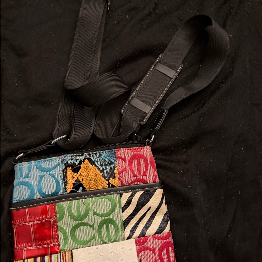 Vibrant Patchwork Crossbody Bag (C) - image 2
